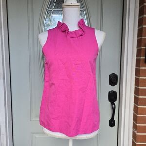 Tyler Boe Pink Tie Neck Blouse